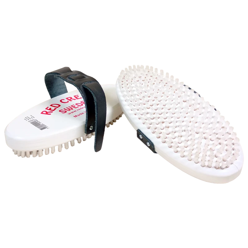 Red Creek Hard White 6mm Nylon Oval Hand Brush
