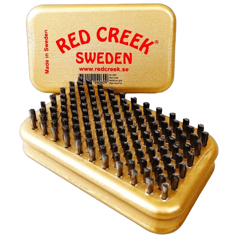 Red Creek Ultrafine Straight Steel Gold Hand Brush