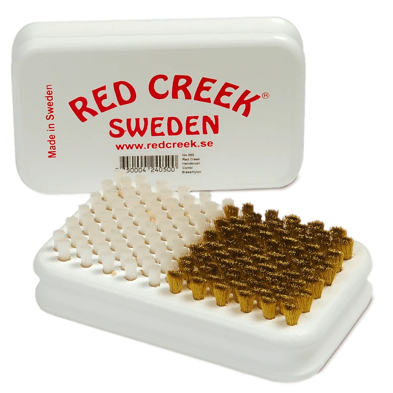 Red Creek Fine Brass/Hard Nylon Combi Hand Brush