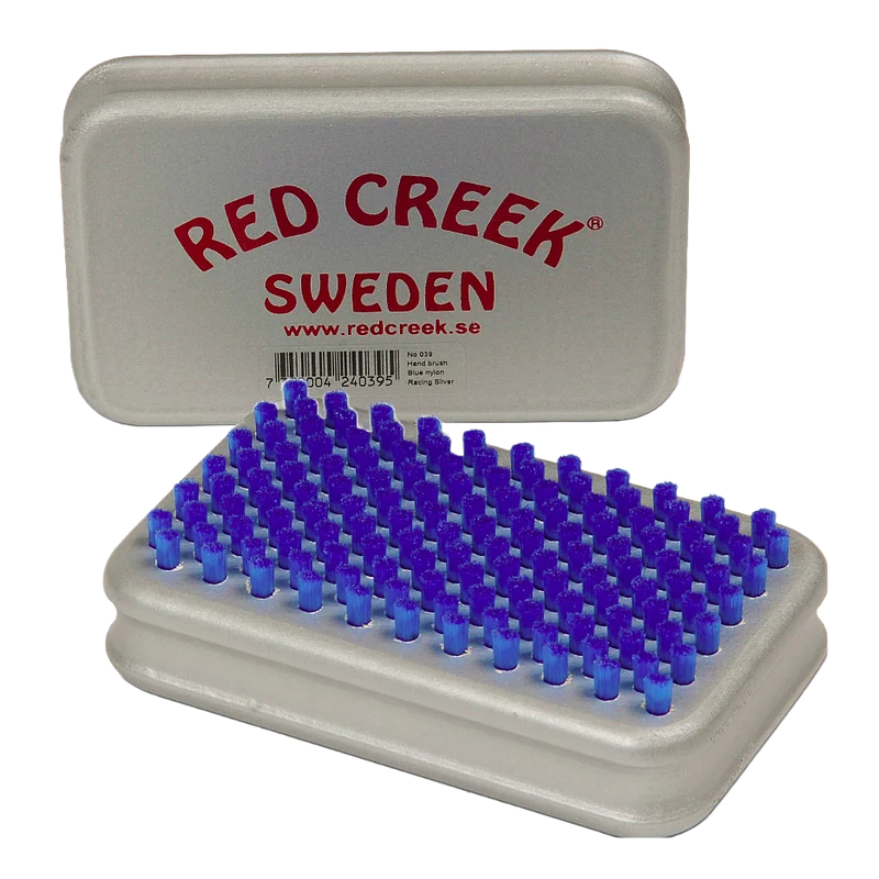 Red Creek Blue 6mm Nylon Racing Silver Hand Brush