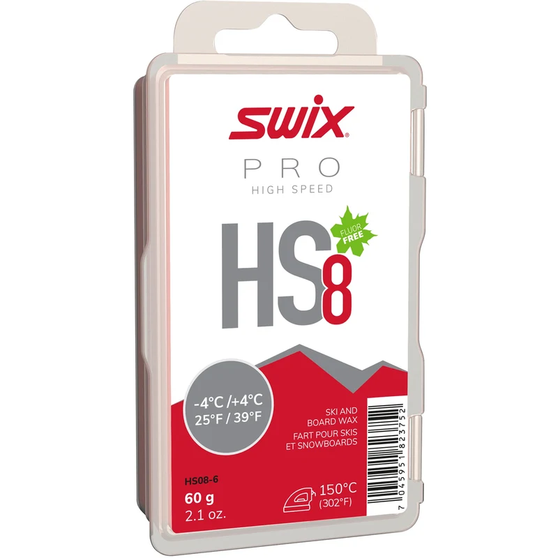 Swix HS8 Red Melt Glider (4C/-4C)