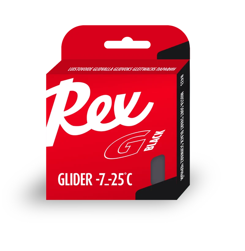 Rex Wax Racing Glide Graphite Paraffin (-7C/-25C) | 2x43g