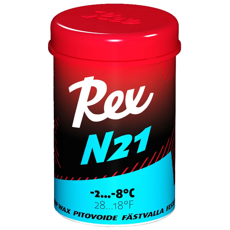 Rex Wax N21 Blue Fluoro-Free Racing Grip (-2C/-8C) | 45g