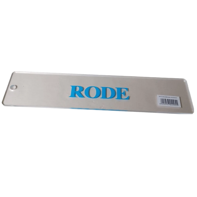 Rode Snowboard Plexiglass Scraper
