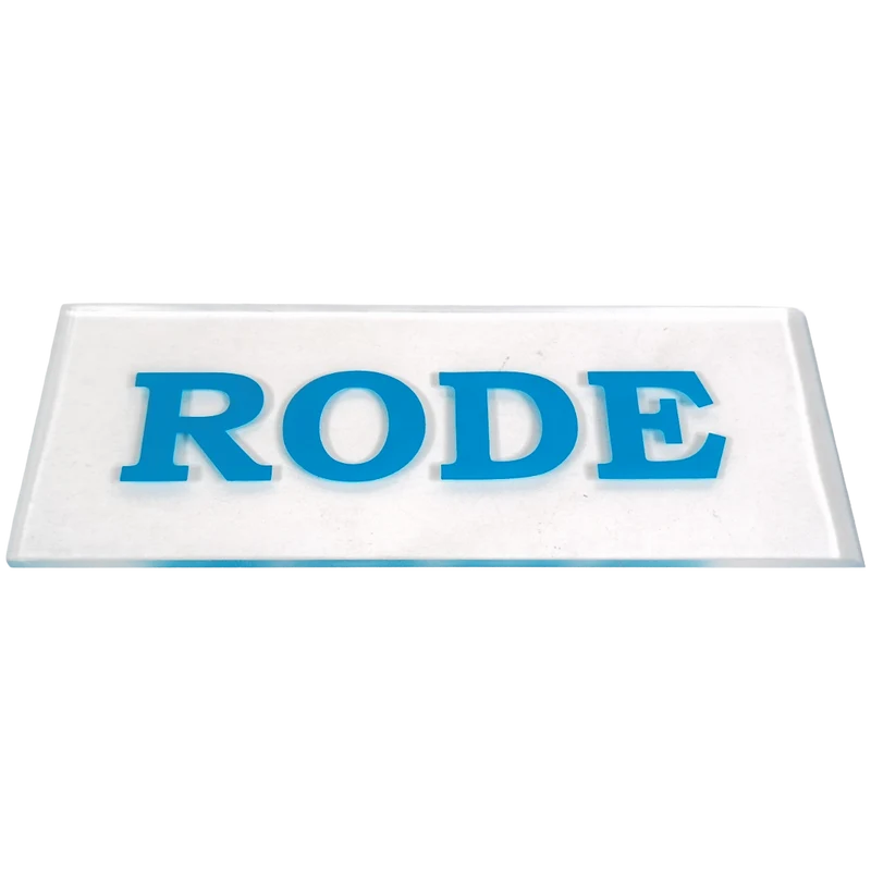 Rode Plexiglass Scraper