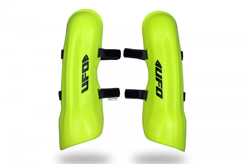 UFO Junior Shin Guards Neon Yellow