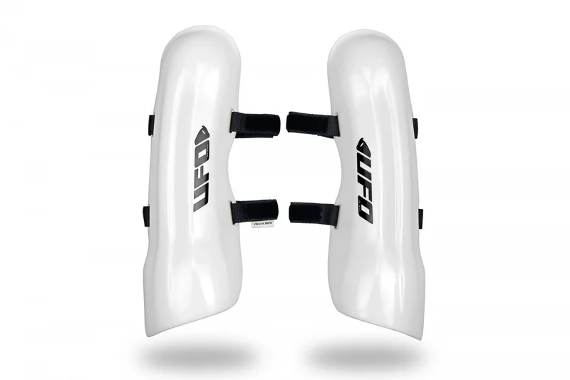 UFO Junior Shin Guards White