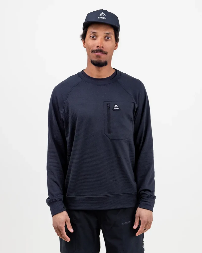 Men’s Flagship Recycled Grid Fleece Crew 2026