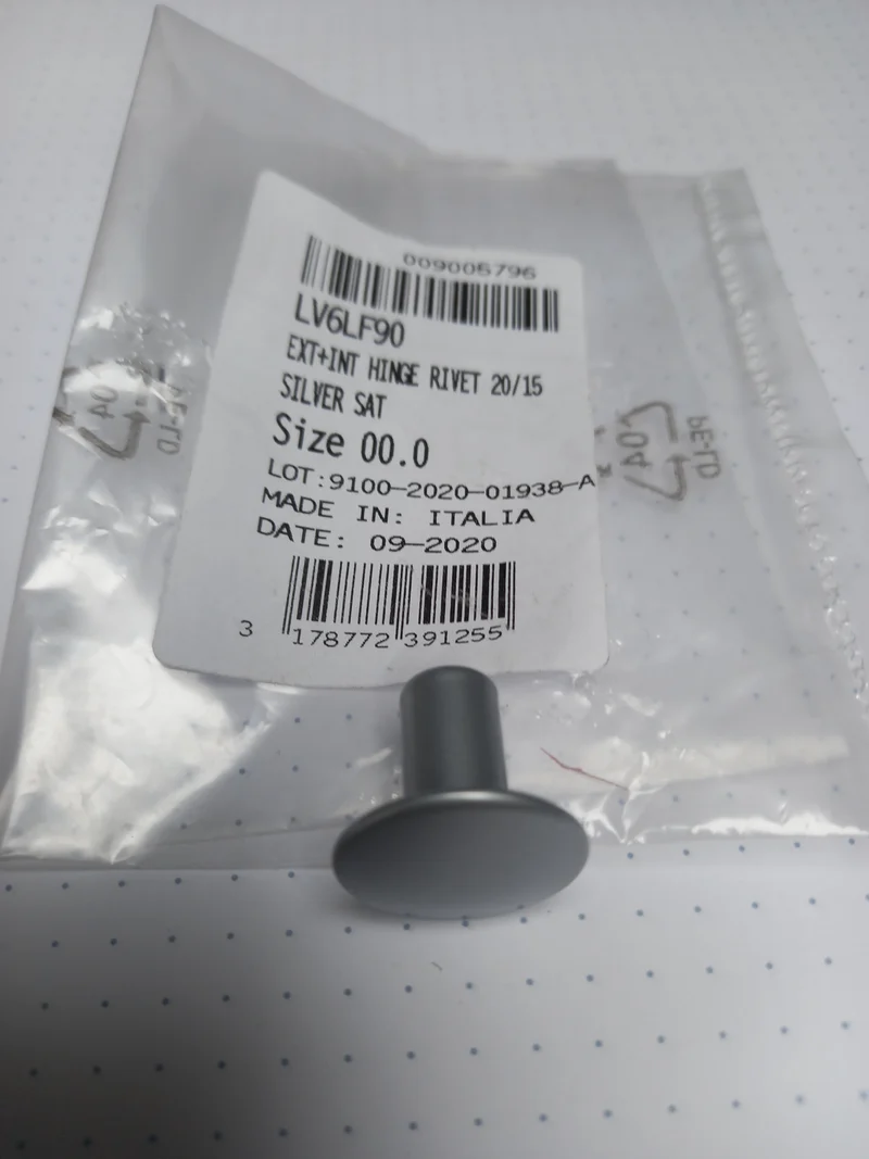 Lange Internal & External Hinge Rivet