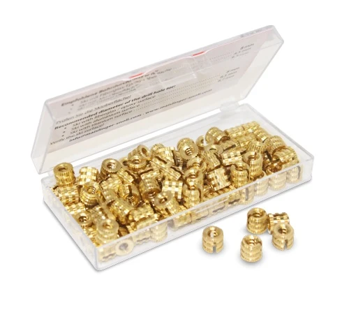 Inslag inserts messing