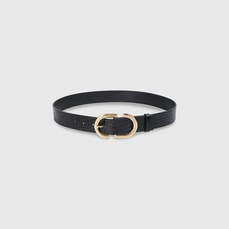 Riem met gesp - Zwart