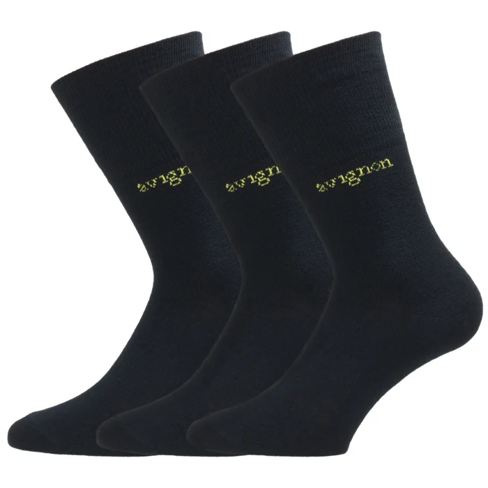 Liner ull 3-pack, Svart - tunna strumpor i merinoull