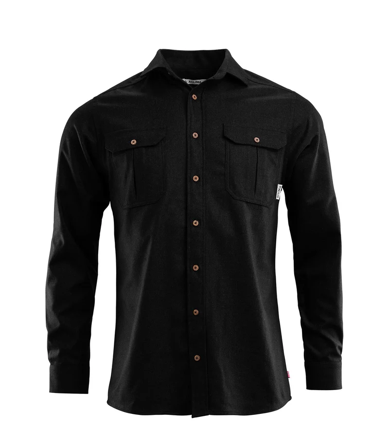 Leisurewool ReBorn Woolshirt M's (Herr) - Skjorta i återvunnen merinoull