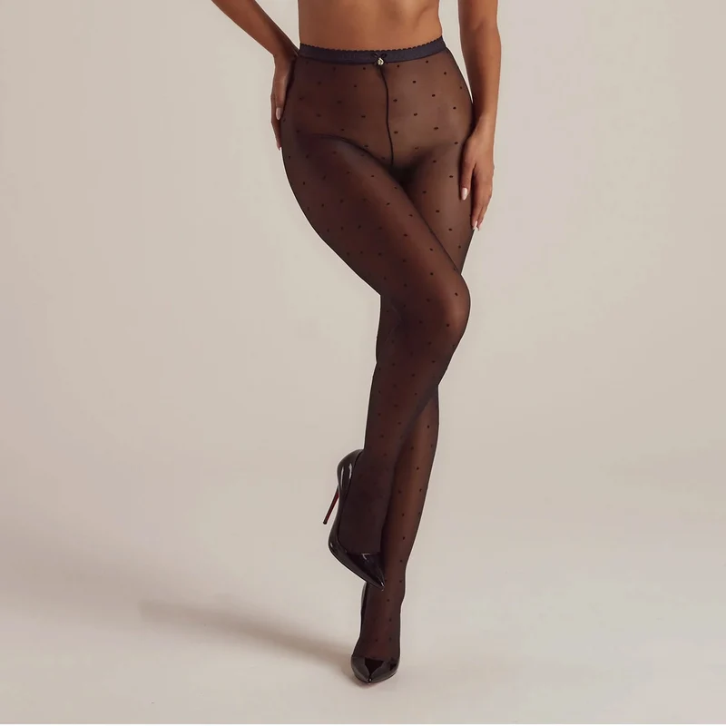 Adelyn Intimates Sheer Panty - Zwart