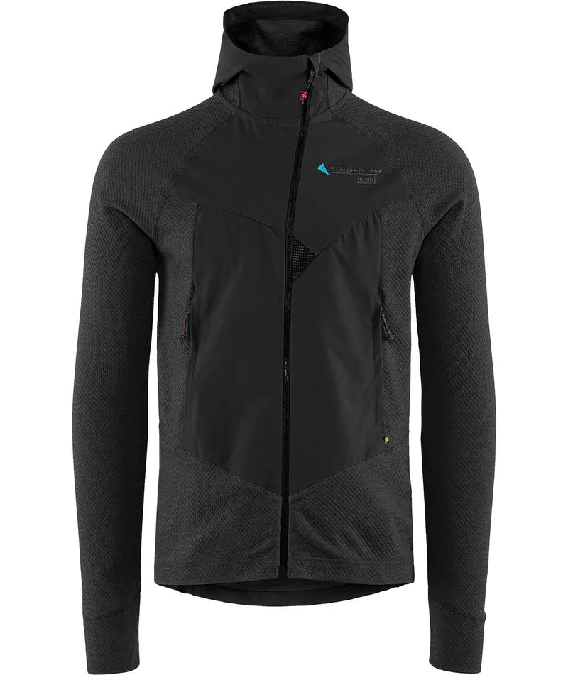 Hugin Zip Hoodie M's - Fleecetröja med extra vindskydd