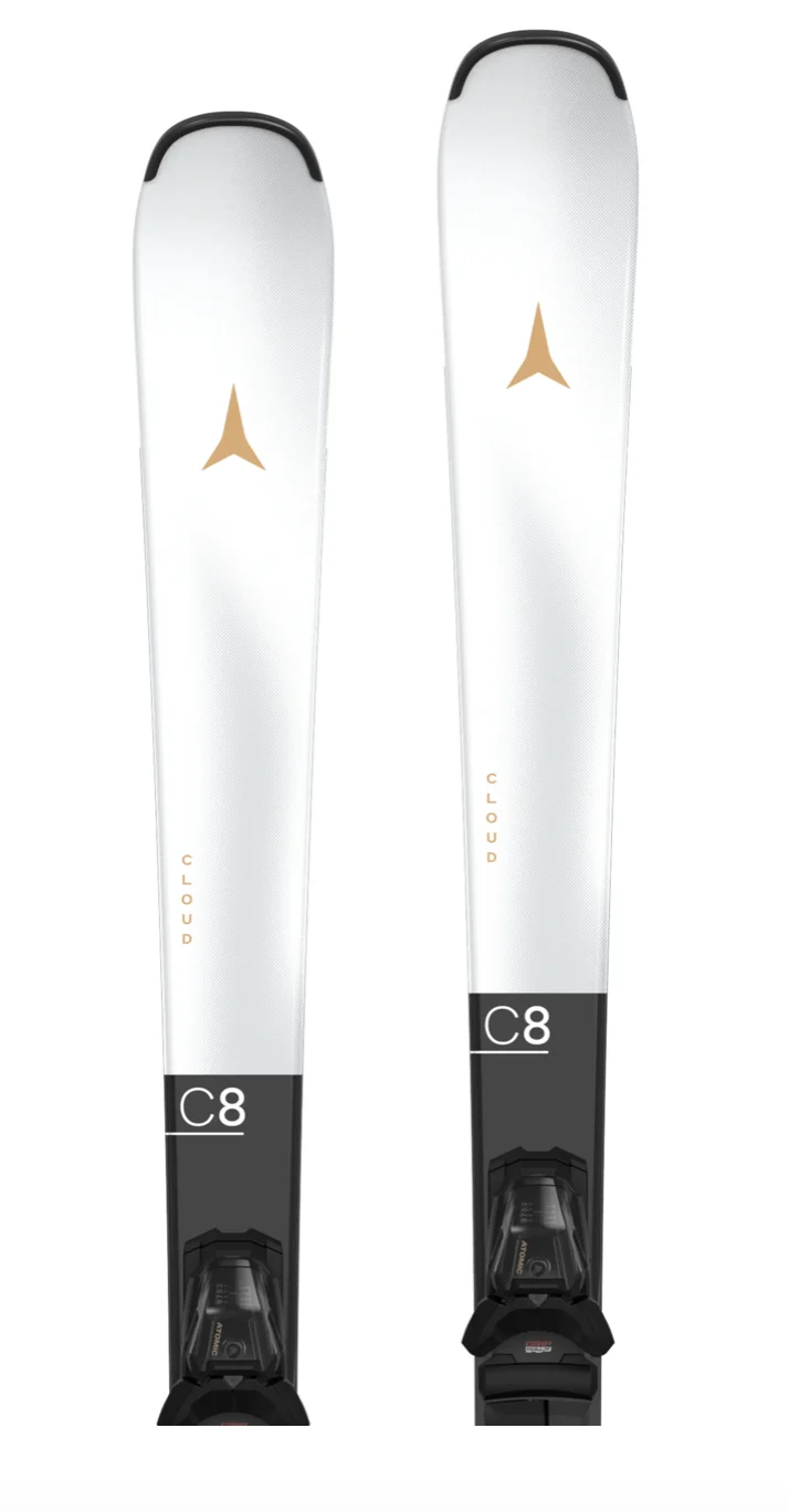 ATOMIC Cloud C8 LT wh/bk w/E M10 GW ski set