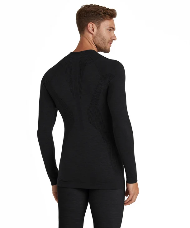 FALKE thermo shirt WT Longsleeve Zip black