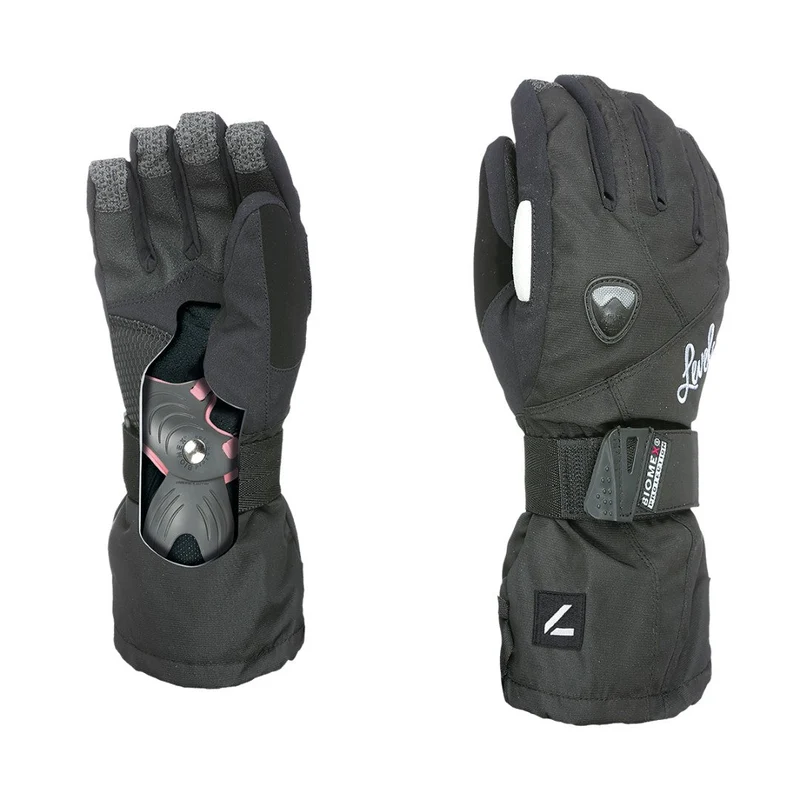 Glove Butterfly Black Wms