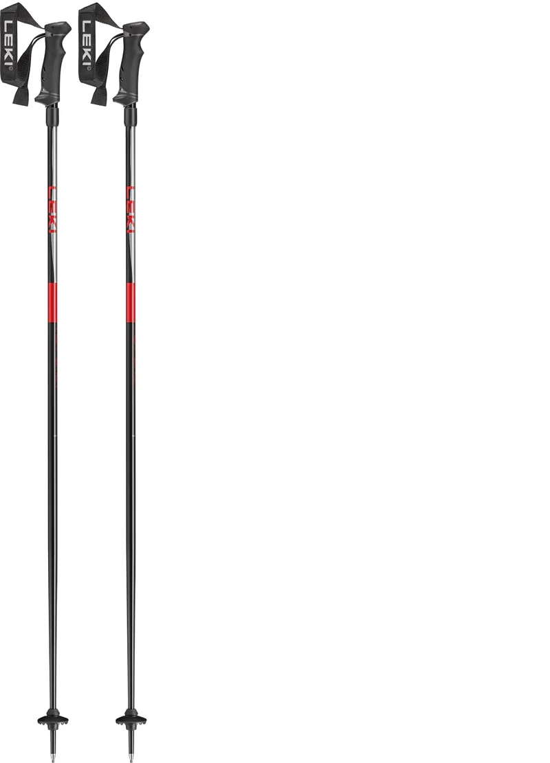 LEKI Hot Shot black/silver/red