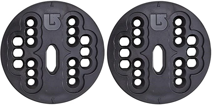 BURTON 4x4 Channel System Mounting Disks Black