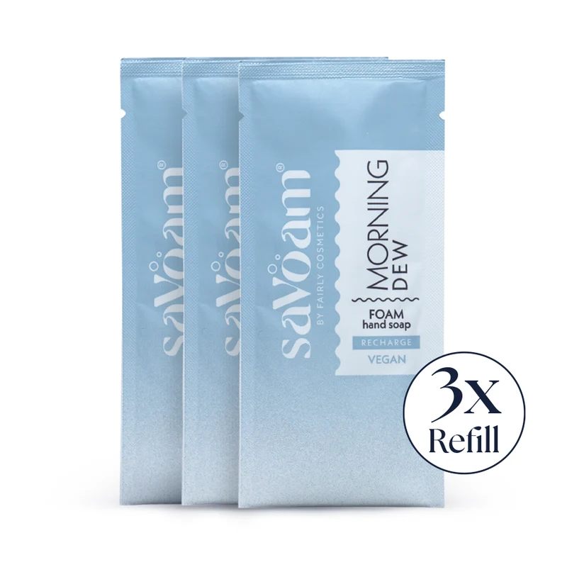 SaVoam Morning Dew Handzeep Sachets Navul 25,5 gram