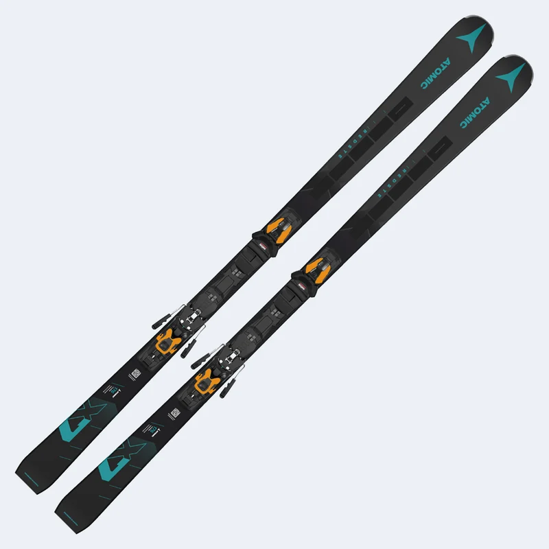2025 Atomic Redster X7 Revoshock C Skis w M 12 GW Black/Orange Bindings
