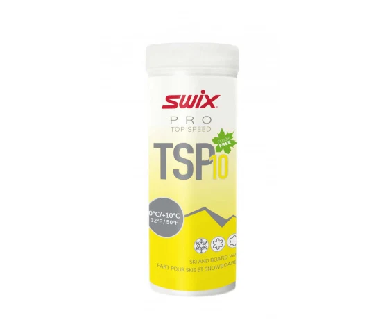 SWIX wax TSP10 Yellow +10/0 40g