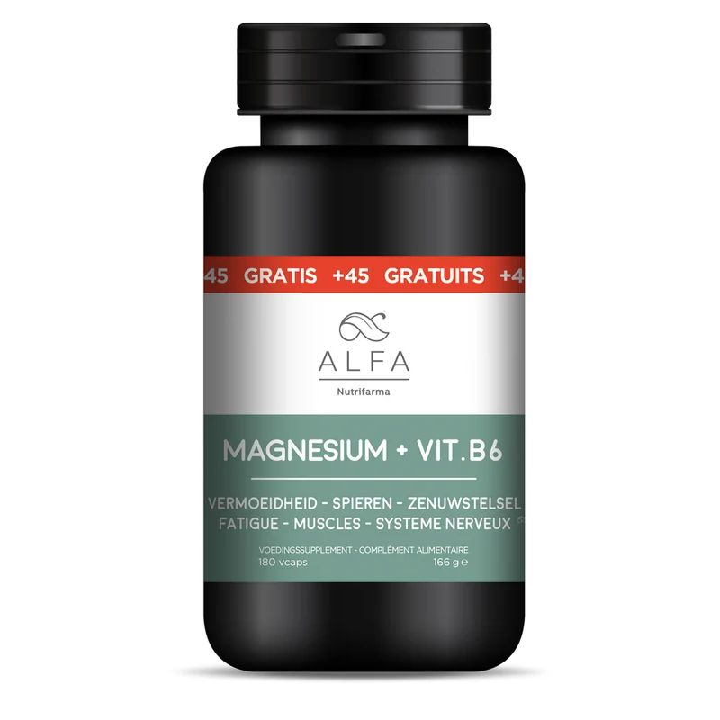 Alfa Magnesium & Vit B 180 vcaps