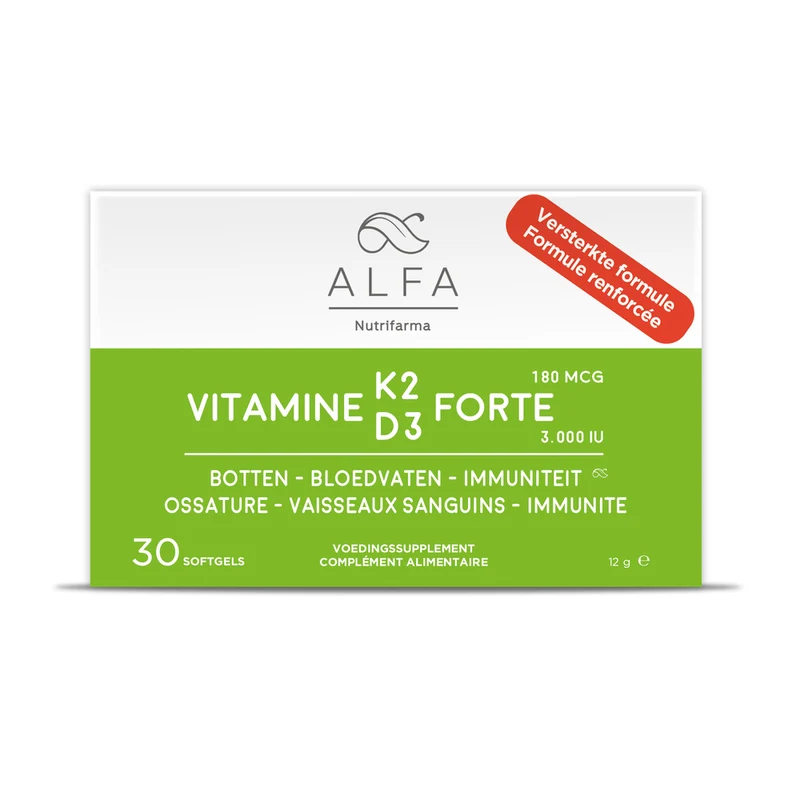 Alfa Vitamine K2 & D3 Forte