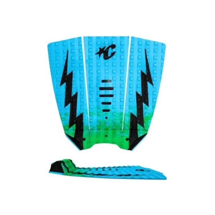 Tail Pad Mick Fanning Lite Green Fade Cyan Black