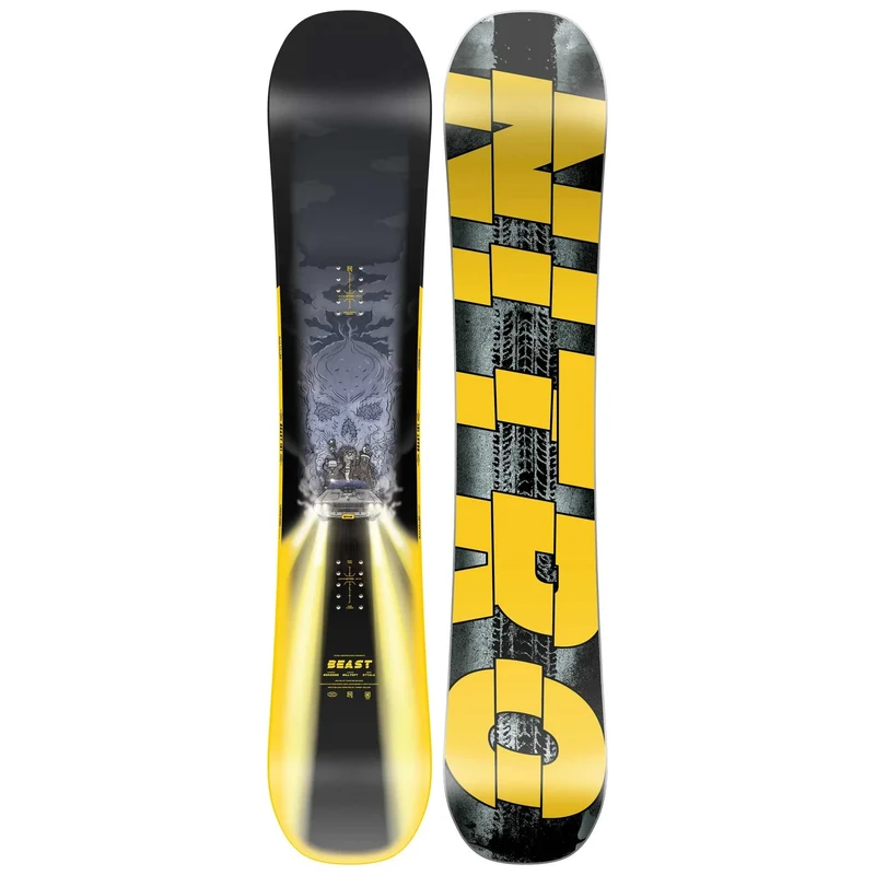 NITRO snowboard Beast black/yellow
