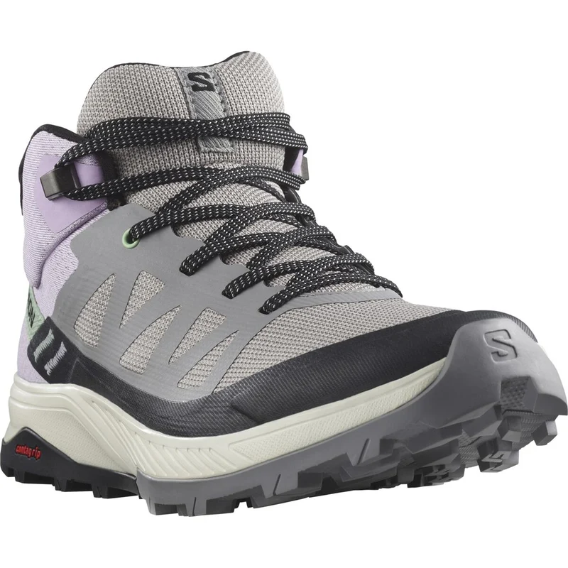 SALOMON shoes Outrise Mid GTX W gull/orchid bloom/black