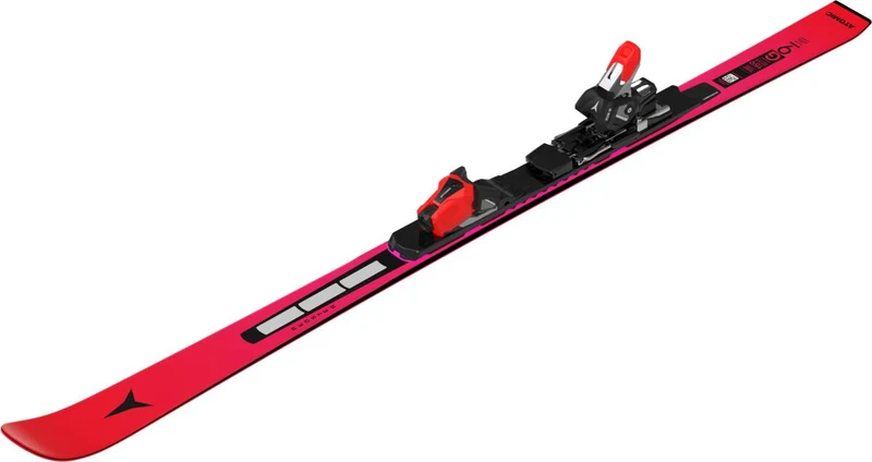 ATOMIC kalnu slēpes ar stiprinājumiem NYI Redster FIS G9 RVSKS J-RP3 red/violet w/NY Icon 10