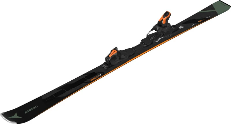 ATOMIC ski set Redster Q7 RVSK C PT blk/green w/E MI 12 GW
