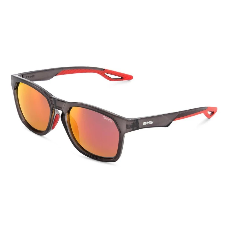 Faveira Sunglasses | Cry Black/Smoke Black - Red
