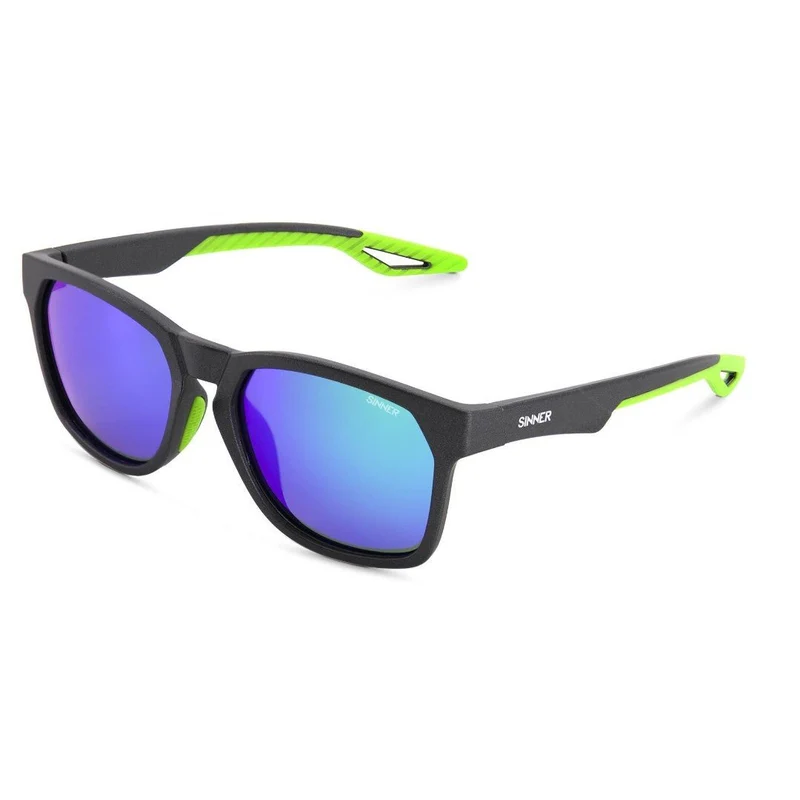 Faveira Sunglasses | Matte Dark Grey/Green