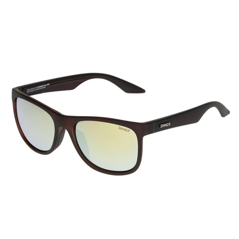 Rockford Sunglasses | Matte Brown/Yellow
