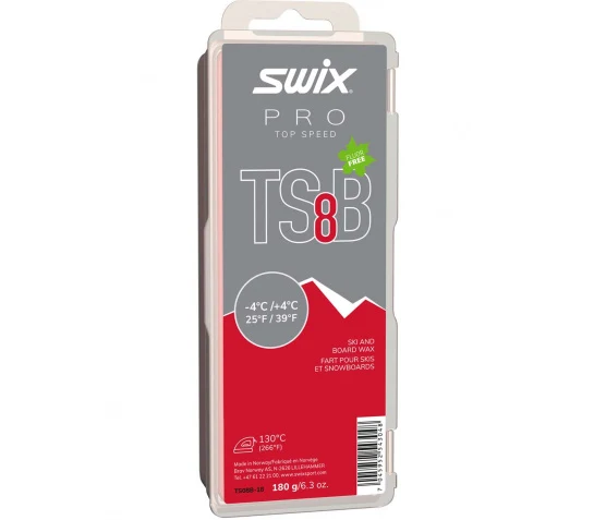 SWIX wax TS8B Red +4/-4 180g