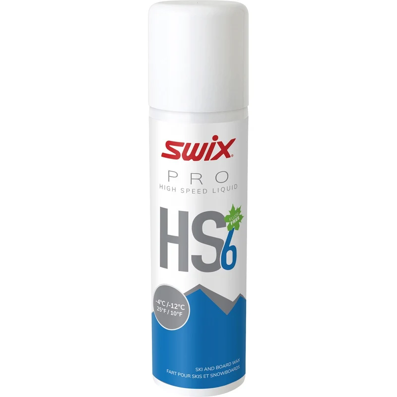 SWIX wax HS6 Liquid Blue -4/-12 125ml