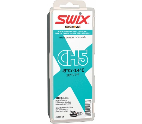 SWIX wax CH5 Turquoise -8/-14 180g