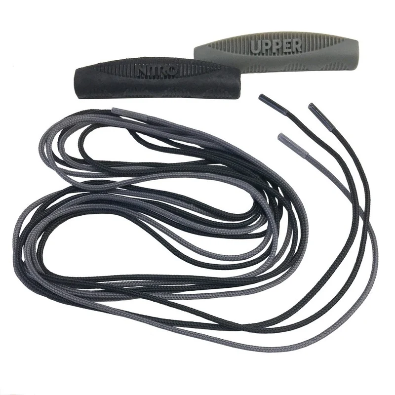 NITRO TLS laces with handles black/black grey