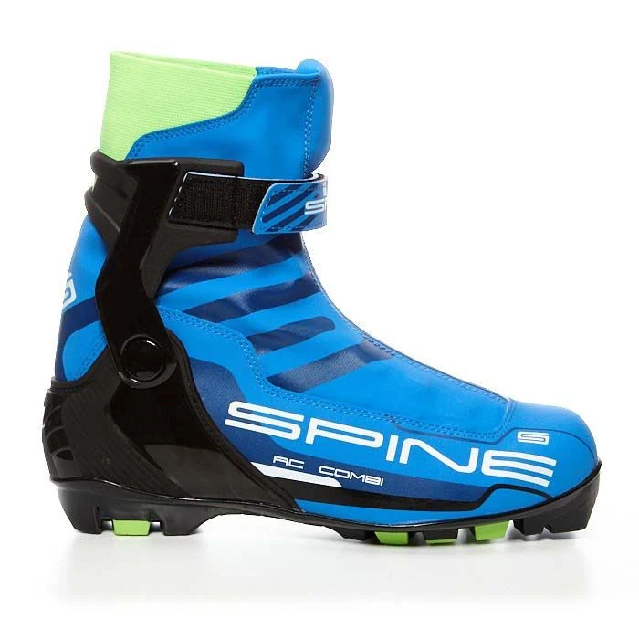 SPINE cross country skiing boots RC Combi 86 NNN blue/green
