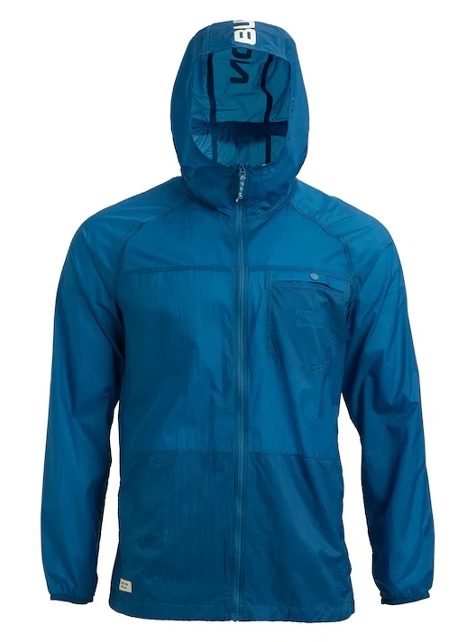BURTON hooded windbreaker Portal LTE blue
