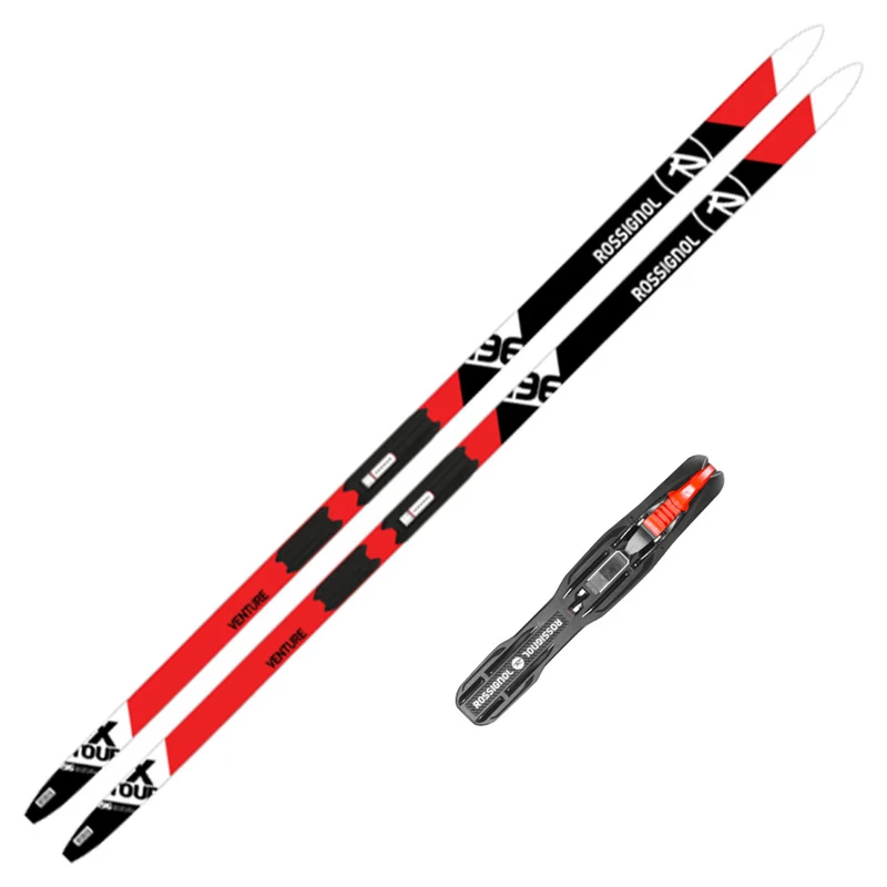 2023 Rossignol XT Venture Waxless Junior XC Skis w/ Tour Step In Junior Bindings