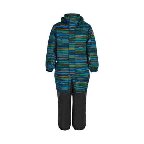 COLOR KIDS winter overall AOP Boy blue/green