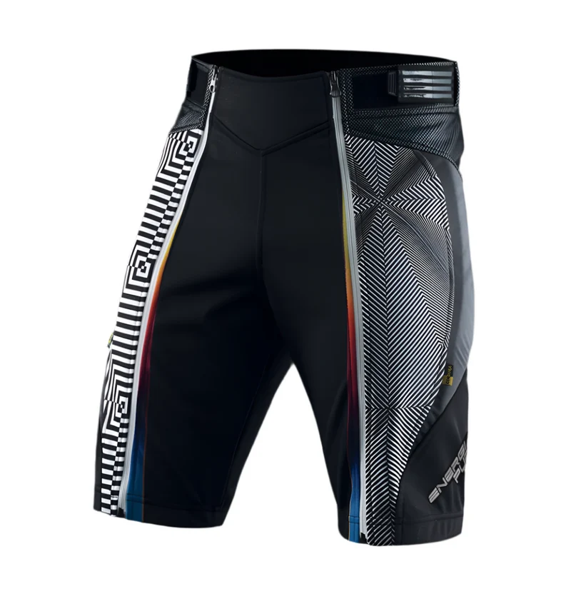 ENERGIAPURA shorts JR Optical w/protectors black/white