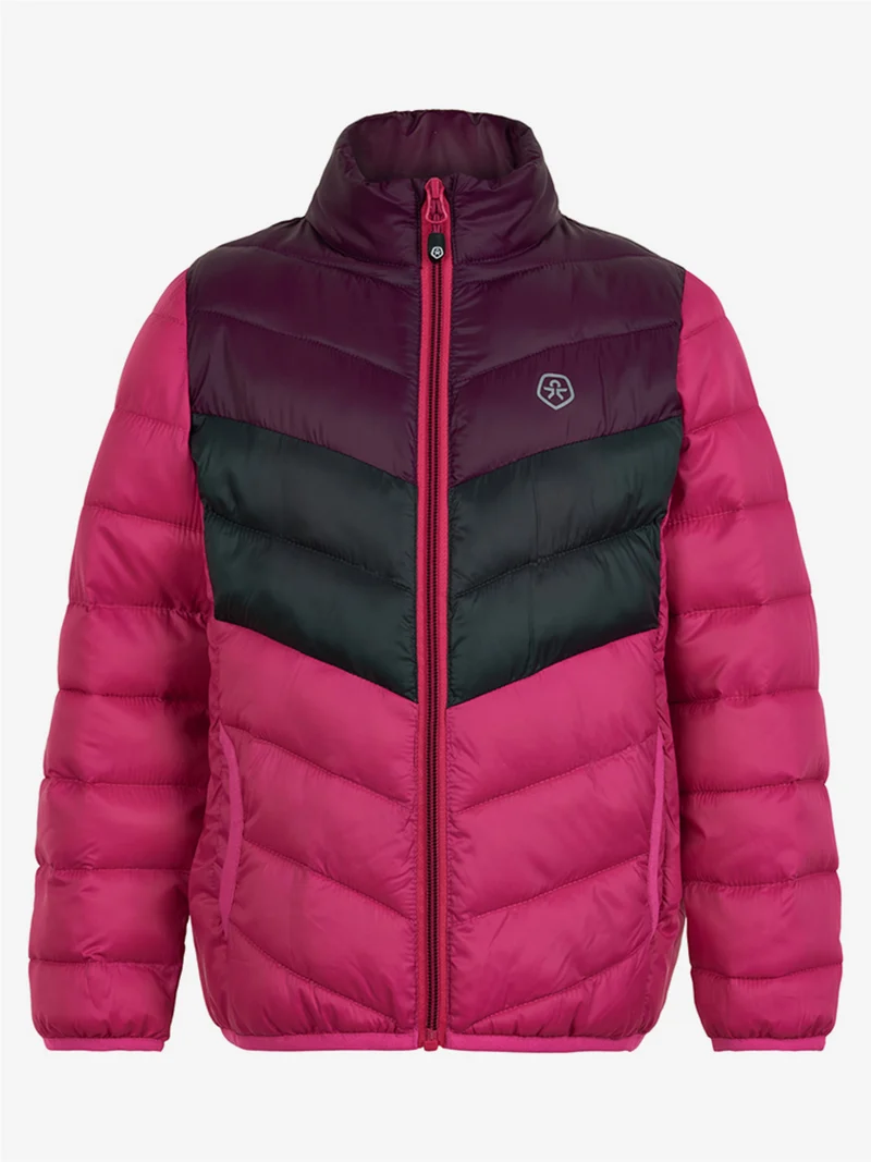 COLOR KIDS winter jacket Quilted Packable pink peacock