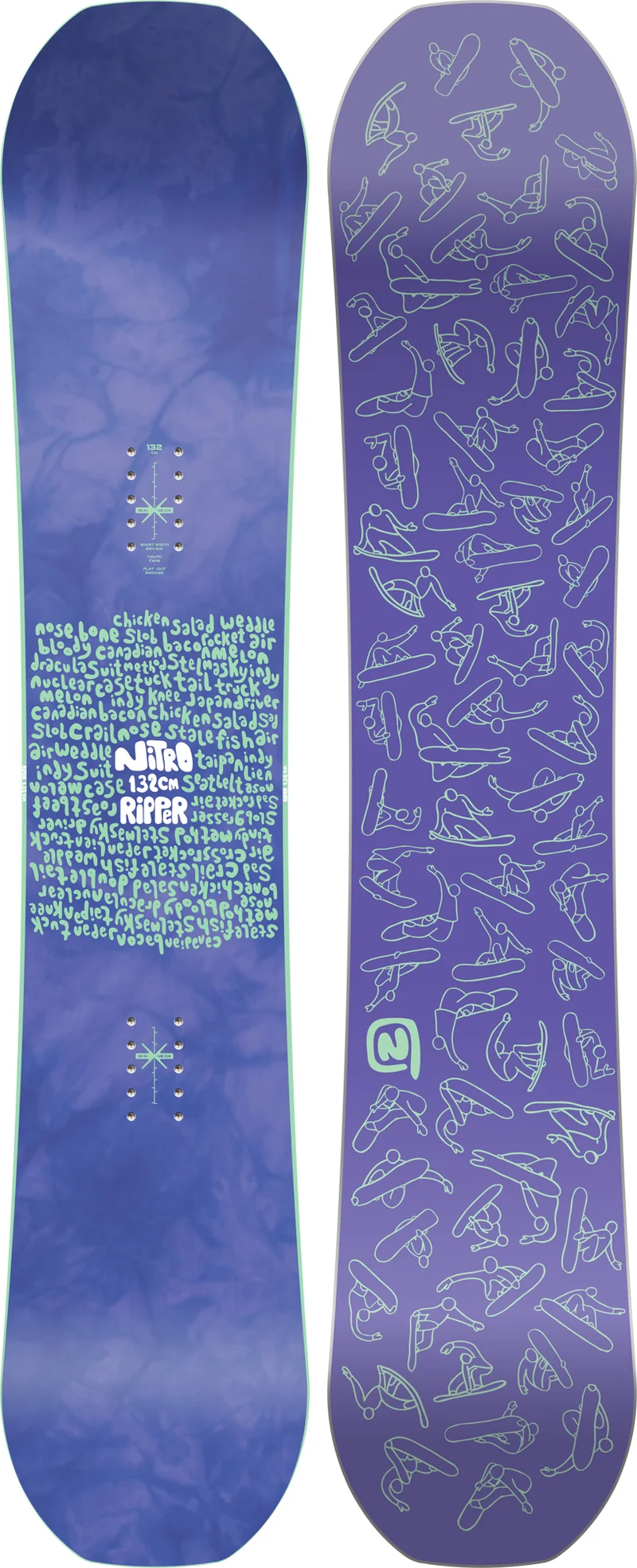 NITRO snowboard Ripper Youth violet
