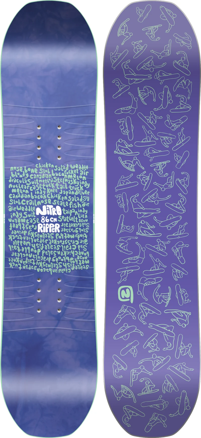 NITRO snowboard Ripper Kids violet