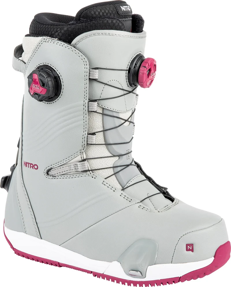 NITRO boots Dynasty Boa Step On iron/wine